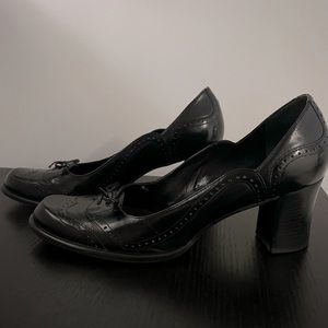 Coquette Black Bow Tie Heels